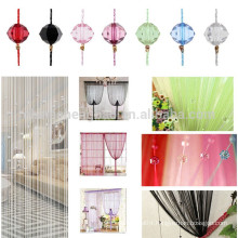 China supplier christmas gift handmade bead decor string curtain